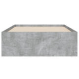 Bed Frame with Drawers without Mattress Concrete Grey 100x200 cm 3207290