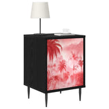 Bedside Cabinet AACHEN 2 pcs Black Oak 36 x 33 x 51 cm 8007264