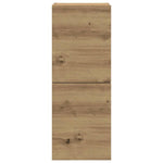 4 Piece TV Cabinet Set Wall-mounted Artisan Oak Engineered Wood 3329018