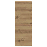 4 Piece TV Cabinet Set Wall-mounted Artisan Oak Engineered Wood 3329018