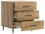 Bedside Cabinet Artisan Oak 43 x 41 x 66.5 cm Engineered Wood 894794