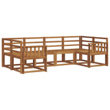 Outdoor Sofa Set 6 pcs Natural Solid Acacia Wood 3366877
