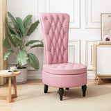 HighBackChair Pink 56.5 x 70 x 110 cm Velvet 42020677
