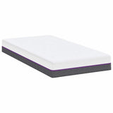 Mattress White and Grey 80 x 160 cm Memory Foam 4106322