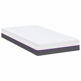 Mattress White and Grey 80 x 160 cm Memory Foam 4106322