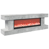 Electric Fireplace Concrete 150 x 30 x 50 cm Engineered wood 8020787