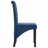 Dining Chairs 2 pcs Blue Fabric 249237