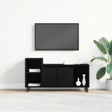 TV Cabinet Set Black Oak 100 x 35 x 55 cm Engineered Wood 862970