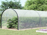 Clear Tarpaulin with Eyelets 8x12 m Polyethylene 4018535