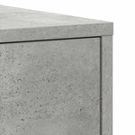 Bathroom Cabinet Concrete Grey 30x30x183.5 cm Engineered Wood 802601