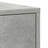 Bathroom Cabinet Concrete Grey 30x30x183.5 cm Engineered Wood 802601