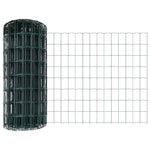 Fence with Posts Green 0.8 x 25 m Steel 3336011