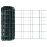 Welded Wire Fence 10 x 0.4 m PVC-Coated Steel Green 3335972
