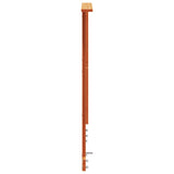 ZNTS Headboard Wax Brown 160 cm Solid Wood Pine 844376