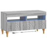 LED TV Cabinet Grey Sonoma Engineered Wood 896341