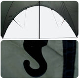 Party Tent Army green 400 x 400 x 320 cm Polyester and Steel 42028618