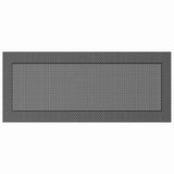 Outdoor Rug Chevron ARAKIL Black and Grey 600 x 250 cm 42003458