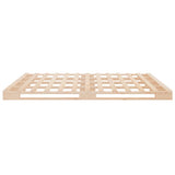 Bed Frame without Mattress 120x190cm Solid Wood Pine Small Double 3190500