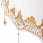Balinese Parasol Cream 180-190 cm Cotton, solid wood 3356889