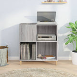Record Cabinet Grey Sonoma 84.5x38x89 cm Engineered Wood 831995