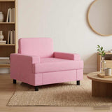 Armchair Pink Fabric 42043465
