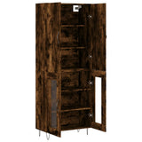 Highboard Smoked Oak 69.5x34x180 cm Engineered Wood 3198070