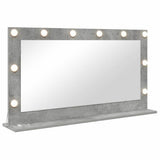 Vanity Mirror Rectangular Concrete Grey 100 x 55 x 18 cm 868304