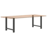Dining Table Legs Anthracite 2 pcs 80x cm Steel 4013314