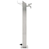 45453 Garden Water Column Stainless Steel Square 95 cm