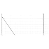 Welded Wire Fence with Concrete Base 25 x 1.2 m 3351508