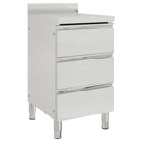 Commercial Kitchen Cabinets 2 pcs Stainless Steel 3081937