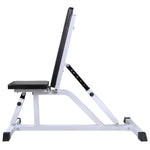 ZNTS Workout Bench with Barbell and Dumbbell Set 60.5 kg 275346