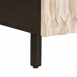 Coffee Table White 100 x 54 x 40 cm Solid Mango Wood 4017876