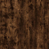 2 Piece Bathroom Furniture Set Smoked Oak Engineered Wood 835697