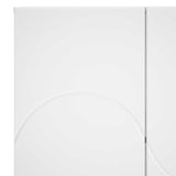 Sideboard High Gloss White 67 x 34.5 x 75 cm Engineered Wood 8011535