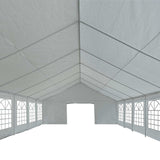 Tent Fabric without Frame Grey 10 x 5 m PE 43862