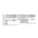 TV Cabinet White 150x33.5x45 cm Engineered Wood 811457