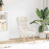 Armchair Cream 69 x 74 x 93 cm Sherpa Fabric 42001881