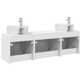 Bathroom Cabinet Set 3 pcs White 49.5 x 44.5 x 65 cm 3405667