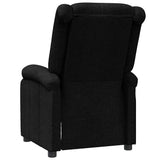Recliner Chair Black Fabric 342421