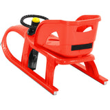Sledge with Seat and Wheel Red 102.5x40x23 cm Polypropylene 93728
