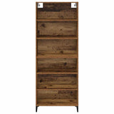 Highboard Old Wood 69.5 x 34 x 180 cm Engineered Wood 3415736