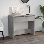Console Table Concrete Grey 89x41x76.5 cm Steel 809570