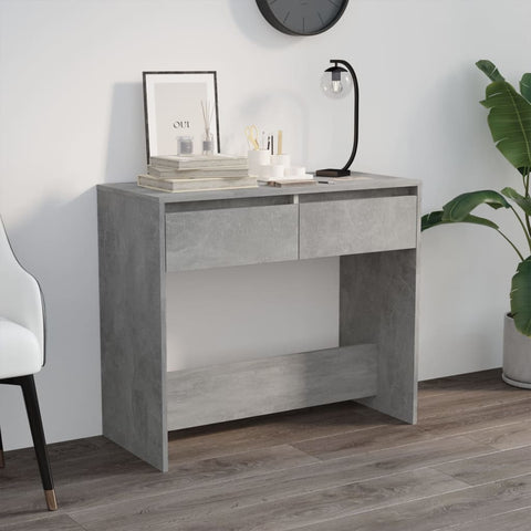Console Table Concrete Grey 89x41x76.5 cm Steel 809570