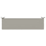 2-Piece Bench Cushions SOEST 2 pcs 100% Polyester Grey 949931