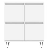Sideboards 2 pcs White Engineered Wood 3190173