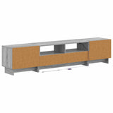 5 Piece LED TV Cabinet Grey Sonoma Engineered Wood 3416424
