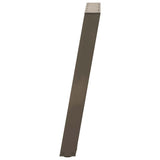 Dining Table Legs U-Shaped 2 pcs Natural Steel 60x cm Steel 4012791