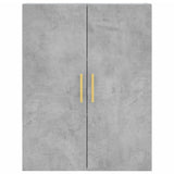 Highboard Concrete Grey 69.5x34x180 cm Engineered Wood 3195783