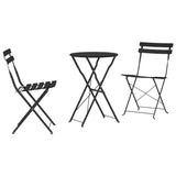 Folding Bistro Set 3 pcs Anthracite Steel 42002972